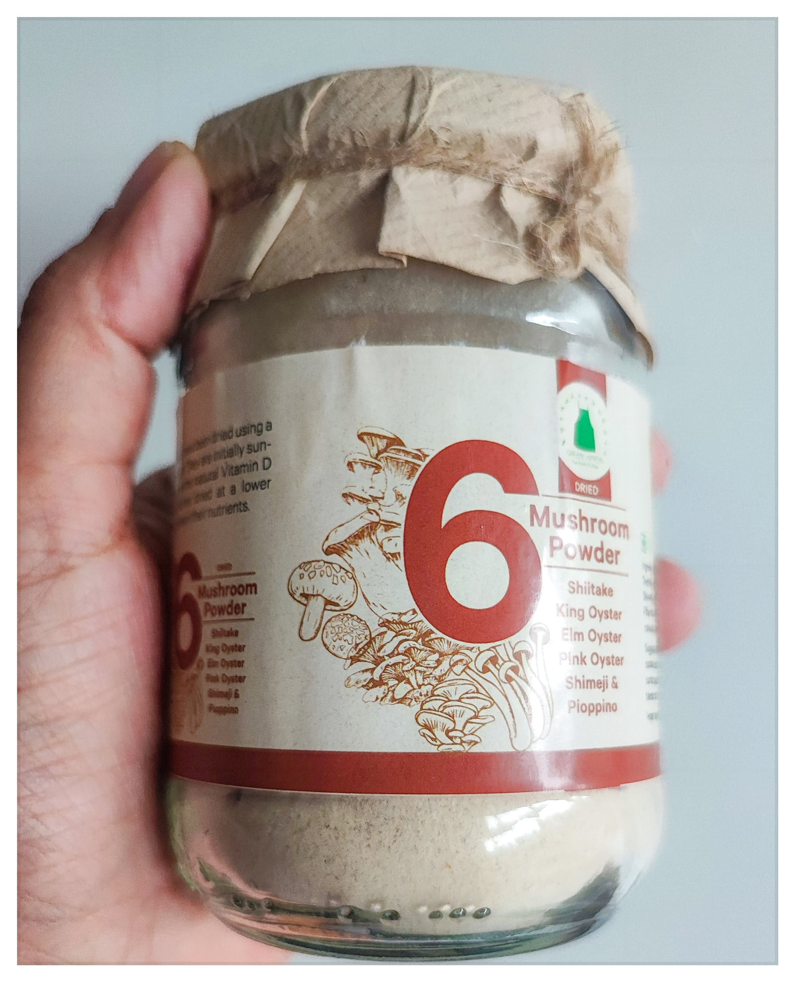 6 Species Mushroom Powder Blend Dried Mushrooms Green Apron India