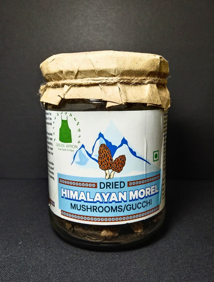 Dried Himalayan Morel Mushrooms/Gucchi - Green Apron India